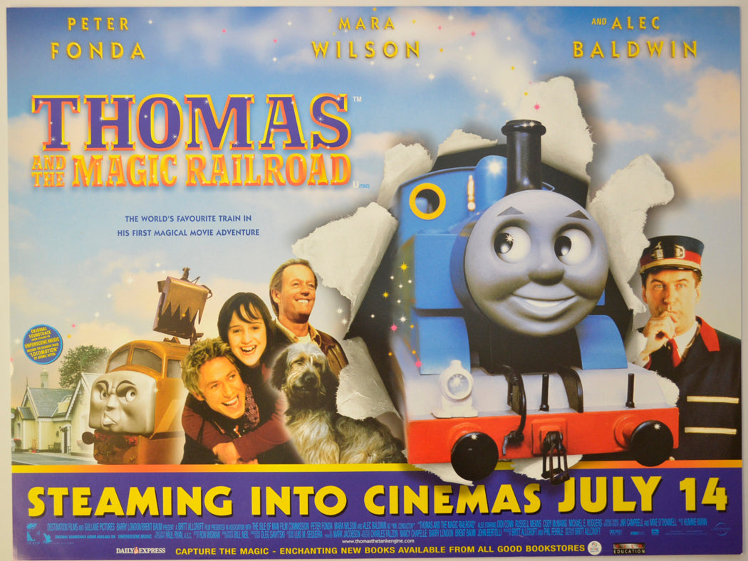 Thomas And The Magic Railroad Original Mini Quad Poster - Film Poster - Movie Poster