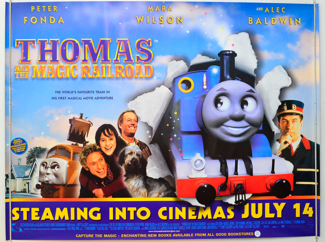 Thomas And The Magic Rail Road  Original British Quad Poster - Film Poster - Movie Poster