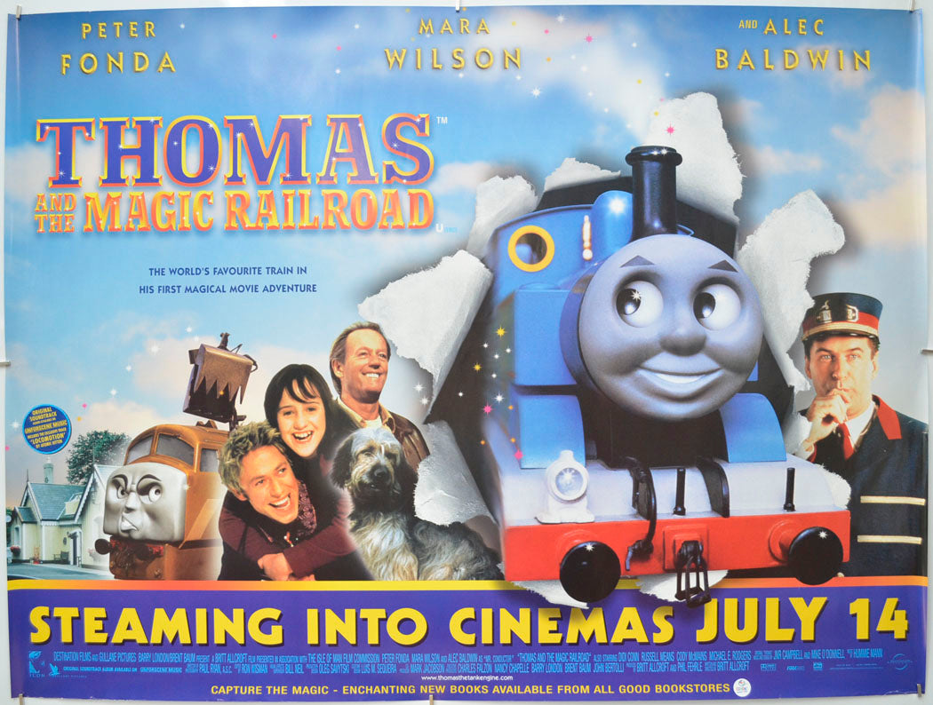 Thomas And The Magic Railroad Original Quad Poster - Film Poster - Movie Poster