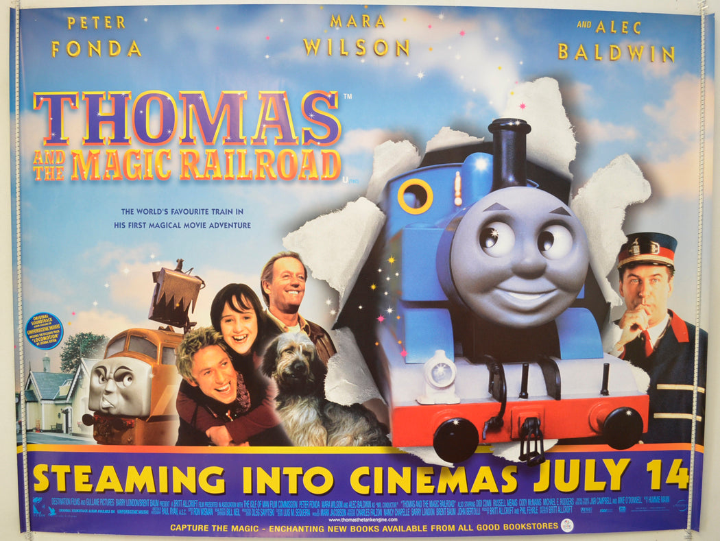 Thomas And The Magic Railroad  Original Quad Poster - Film Poster - Movie Poster