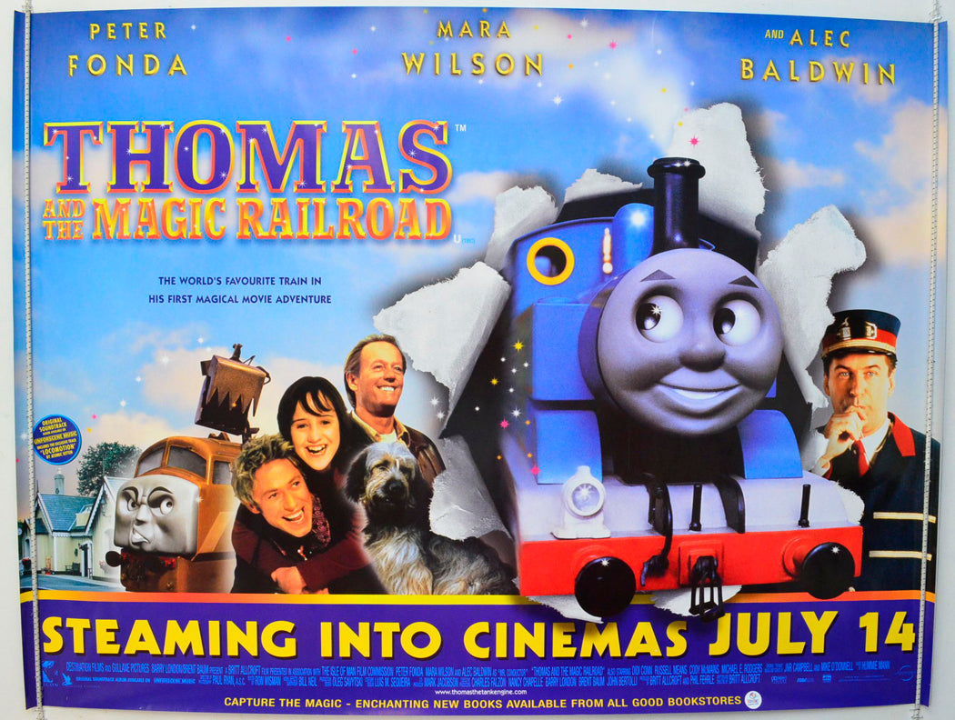 Thomas And The Magic Rail Road Original British Quad Poster - Film Poster - Movie Poster 