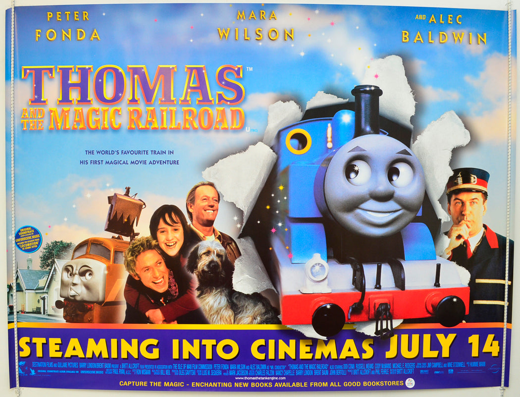 Thomas And The Magic Railroad Original Quad Poster - Film Poster - Movie Poster  