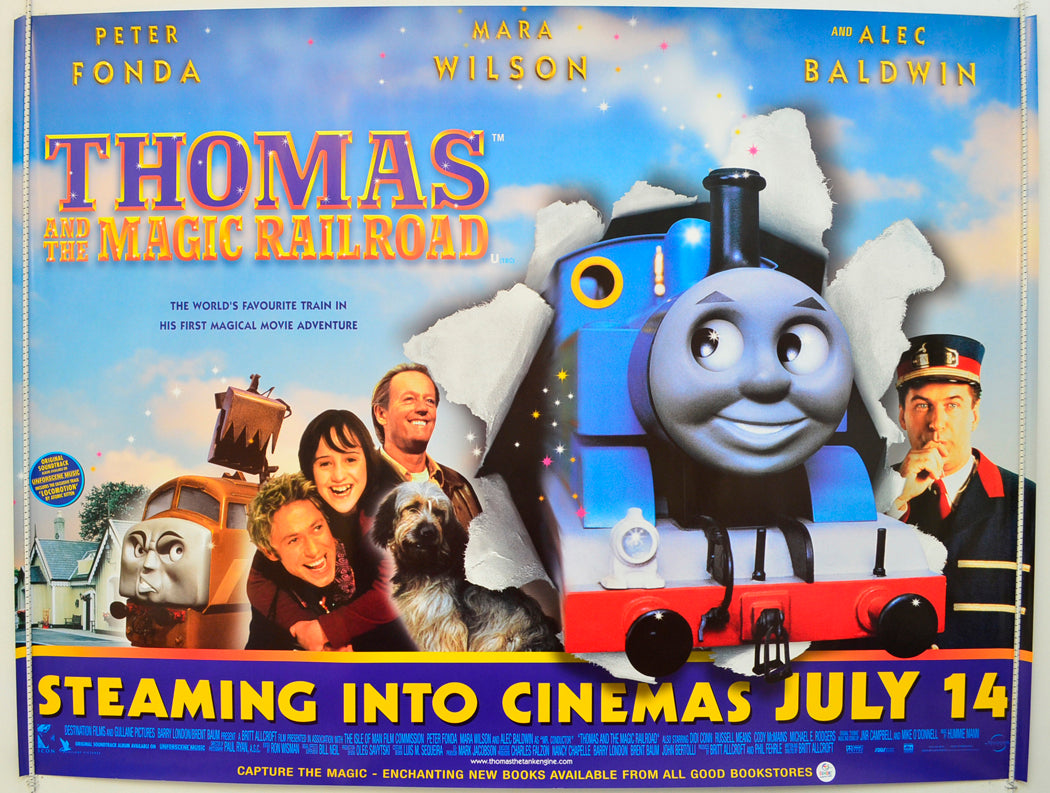 Thomas And The Magic Railroad Original Quad Poster - Film Poster - Movie Poster  