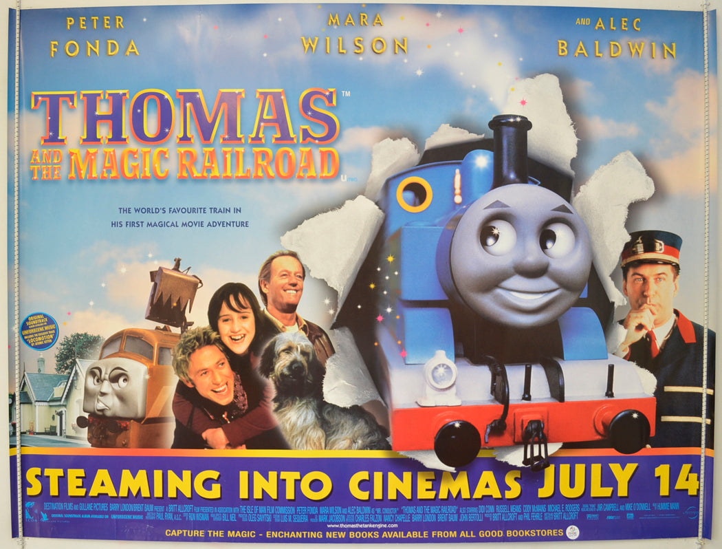 Thomas And The Magic Railroad   Original Quad Poster - Film Poster - Movie Poster 