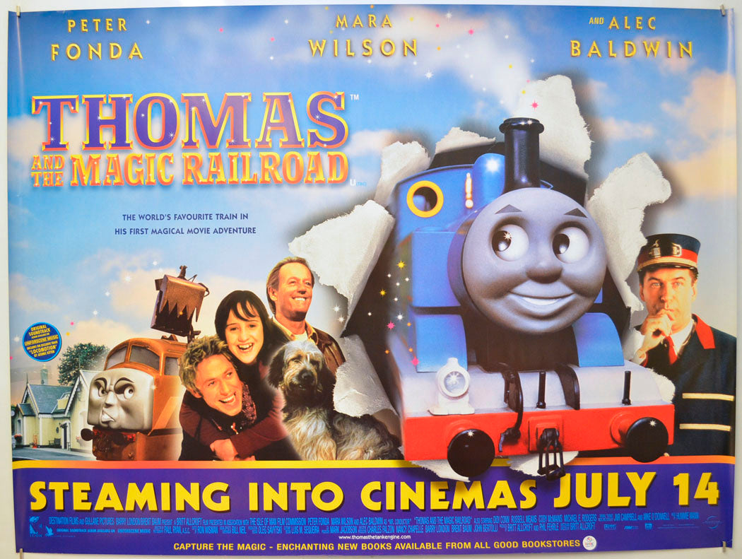 Thomas And The Magic Railroad Original Quad Poster - Film Poster - Movie Poster