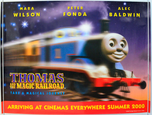 Thomas And The Magic Rail Road  (Teaser / Advance Version)   Original British Quad Poster - Film Poster - Movie Poster 