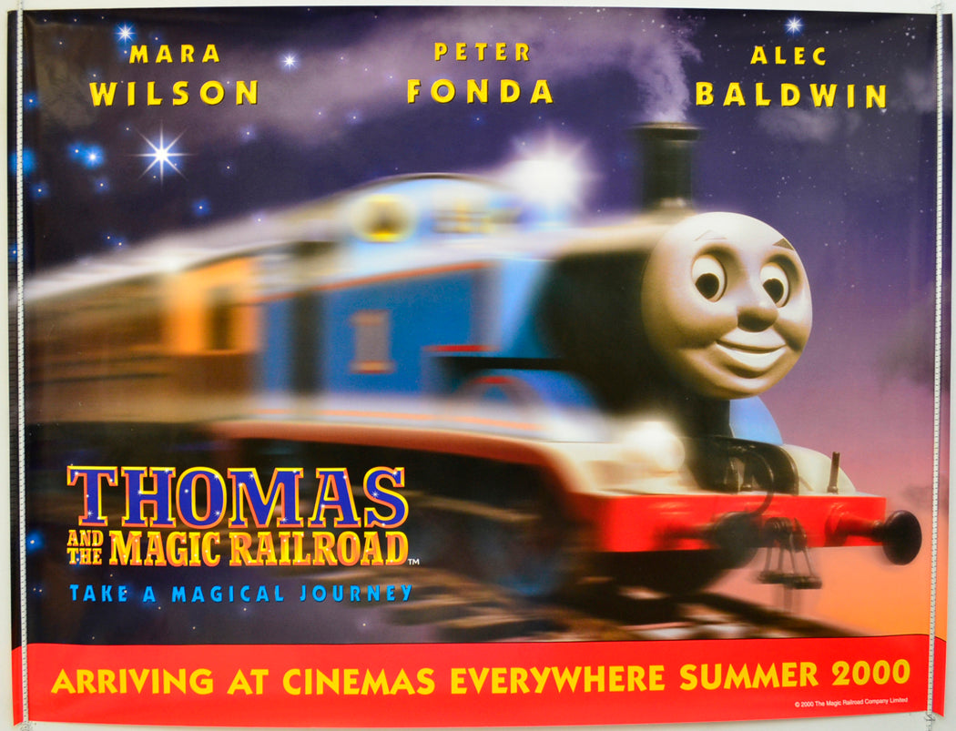 Thomas And The Magic Railroad  (Teaser / Advance Version)   Original Quad Poster - Film Poster - Movie Poster  