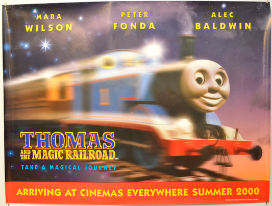 Thomas And The Magic Railroad (Teaser / Advance Version) Original Quad Poster - Film Poster - Movie Poster