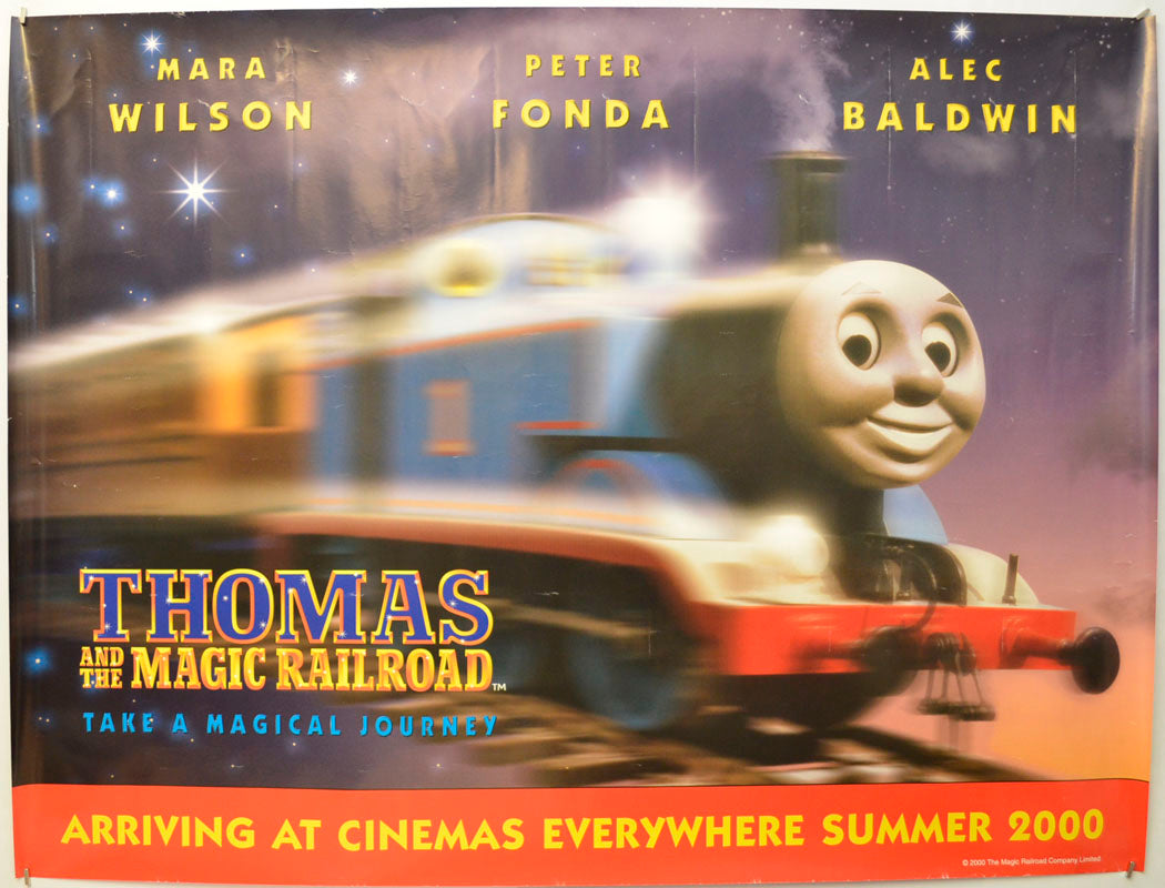 Thomas And The Magic Railroad (Teaser / Advance Version) Original Quad Poster - Film Poster - Movie Poster