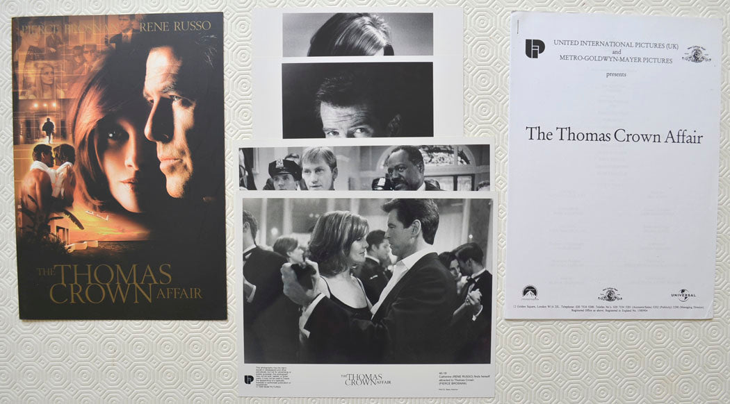 The Thomas Crown Affair Original Cinema Exhibitors Press Kit 