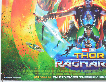 THOR RAGNAROK (Bottom Left) Cinema Quad Movie Poster 