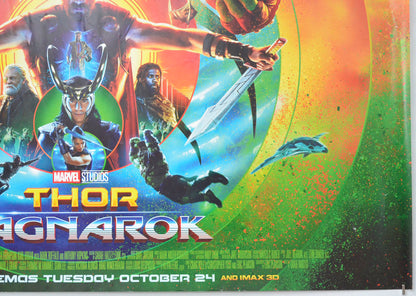 THOR RAGNAROK (Bottom Right) Cinema Quad Movie Poster 