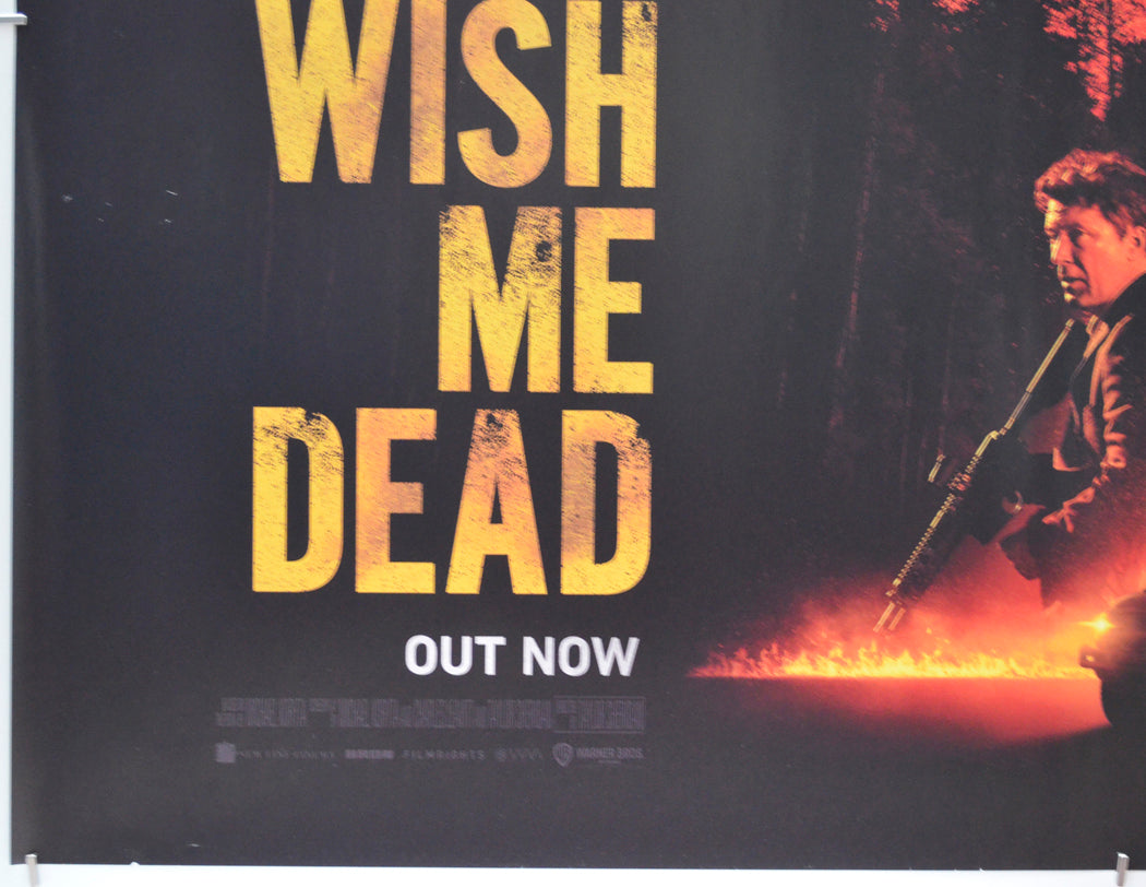 THOSE WHO WISH ME DEAD (Bottom Left) Cinema Quad Movie Poster 