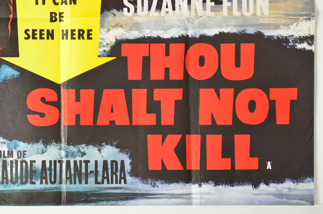 THOU SHALT NOT KILL (Bottom Right) Cinema Quad Movie Poster 