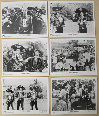 Three Amigos 6 Original Black and White Press Stills (Photographs) 