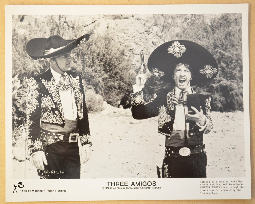 THREE AMIGOS (Still 2) Cinema Black and White Press Stills 