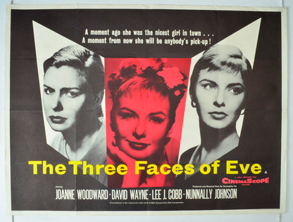 The Three Faces Of Eve Original British Quad Poster - Movie Poster