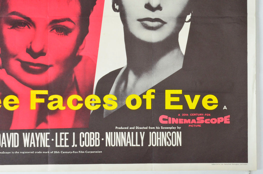 THE THREE FACES OF EVE (Bottom Right) Cinema Quad Movie Poster 