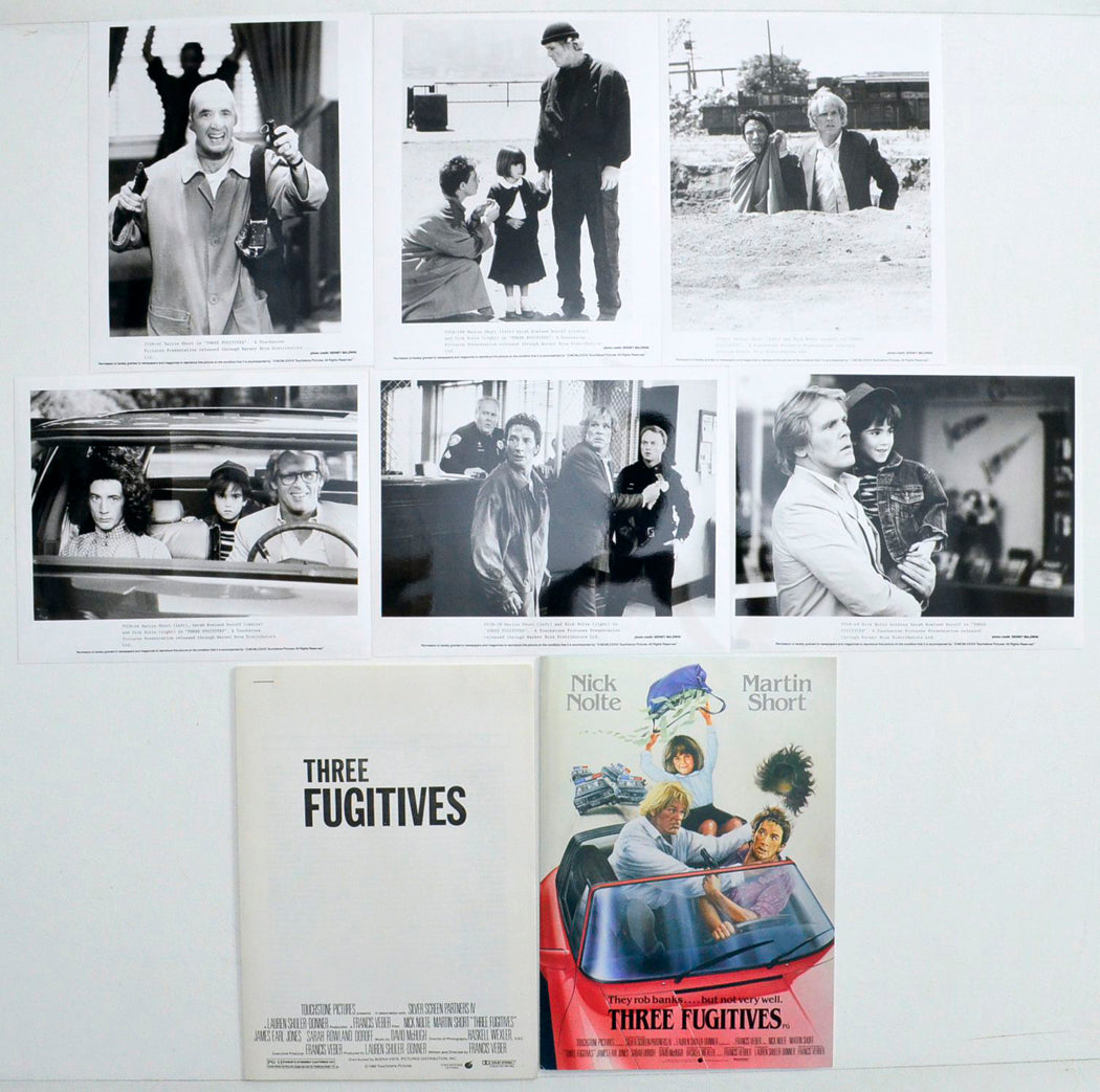 Three Fugitives   Original Cinema Exhibitors Press Kit 