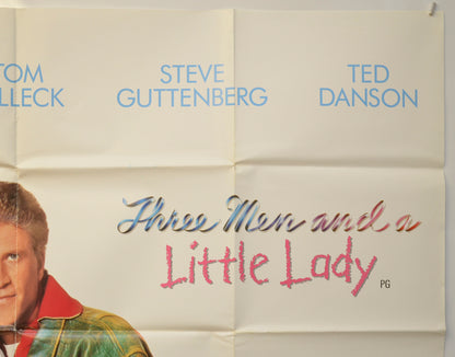 THREE MEN AND A LITTLE LADY (Top Right) Cinema Quad Movie Poster 