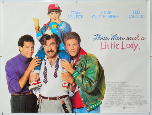 Three Men And A Little Lady - Original Quad Poster - Film Poster - Movie Poster