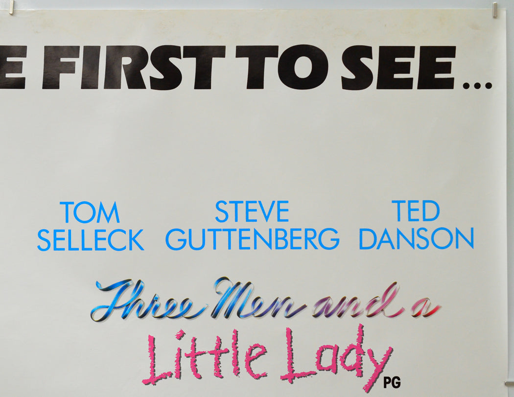 Three Men And A Little Lady (Top Right) Cinema Quad Movie Poster 