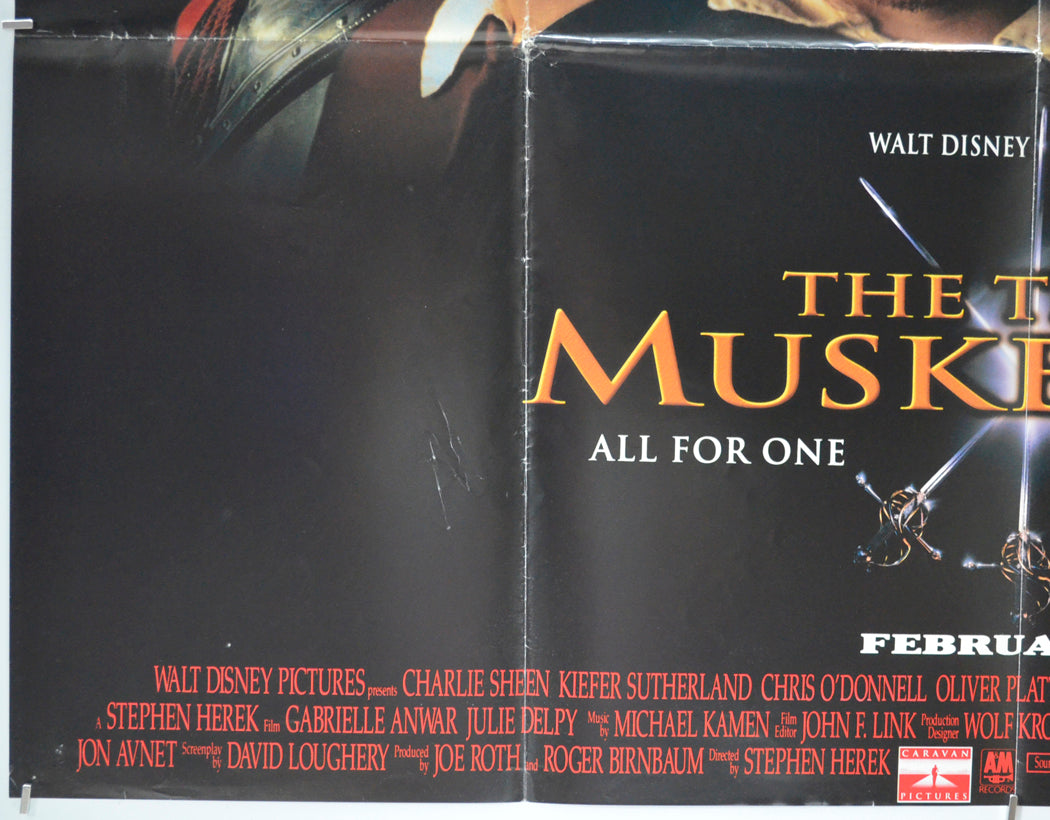 THE THREE MUSKETEERS (Bottom Left) Cinema Quad Movie Poster 