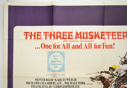 THE THREE MUSKETEERS (Top Left) Cinema Quad Movie Poster 