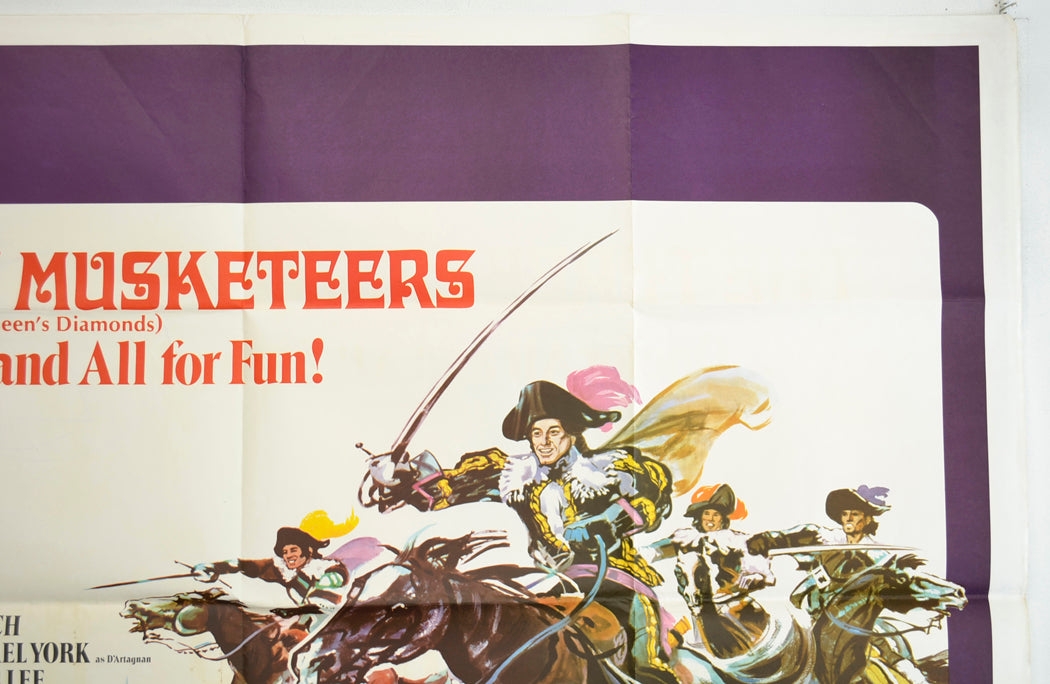 THE THREE MUSKETEERS (Top Right) Cinema Quad Movie Poster 