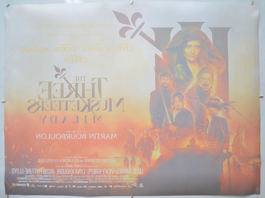 THE THREE MUSKETEERS: MILADY (Back) Cinema Quad Movie Poster 