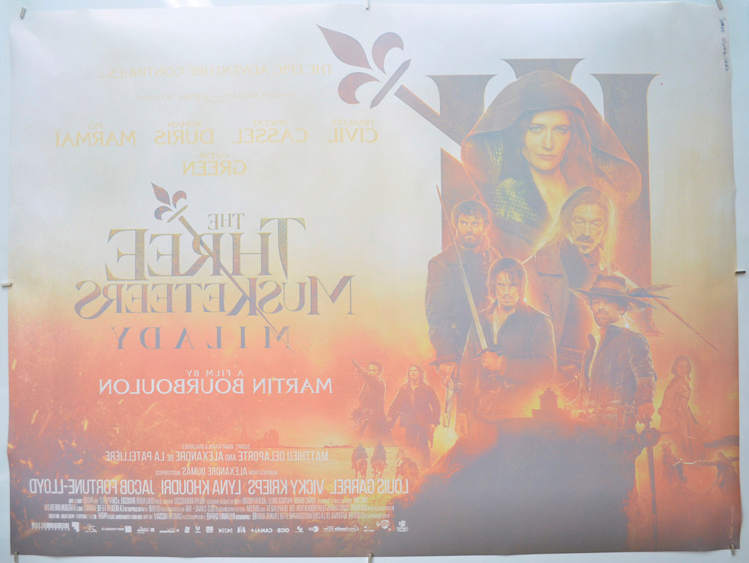 THE THREE MUSKETEERS: MILADY (Back) Cinema Quad Movie Poster 