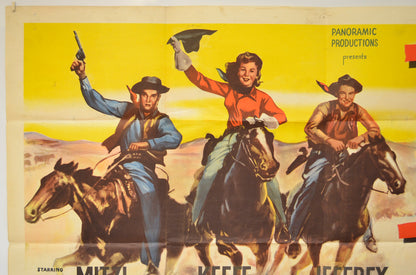 THREE YOUNG TEXANS (Top Left) Cinema Quad Movie Poster 