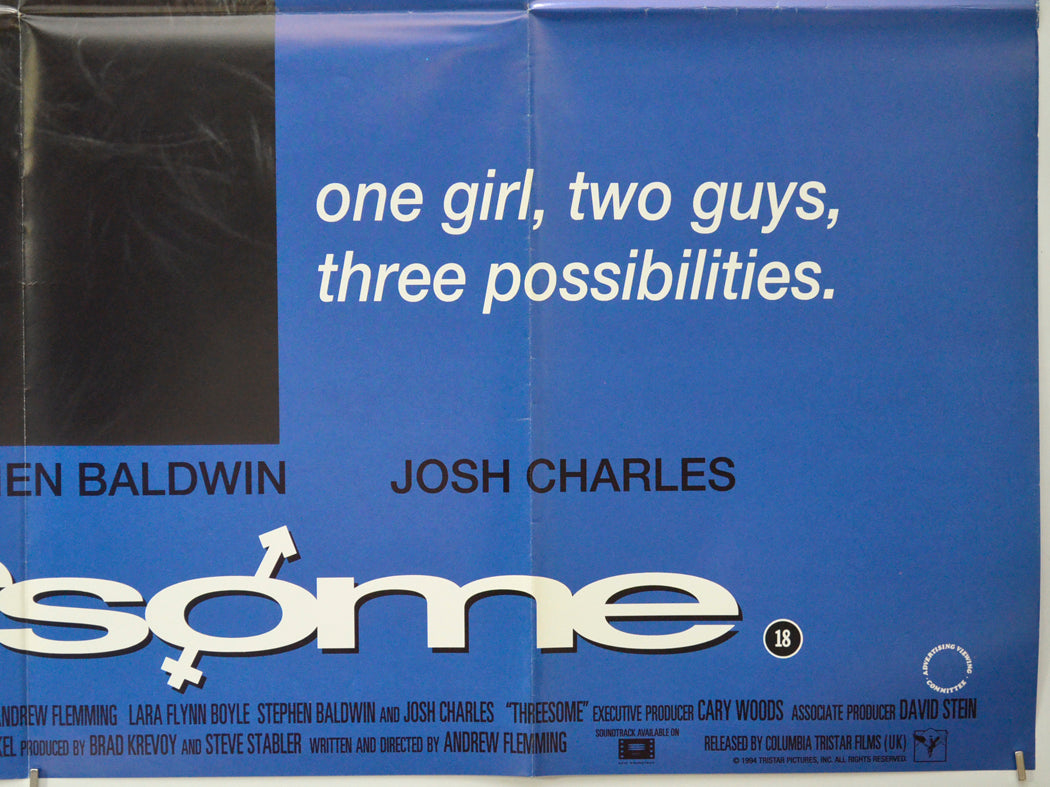 THREESOME (Bottom Right) Cinema Quad Movie Poster 