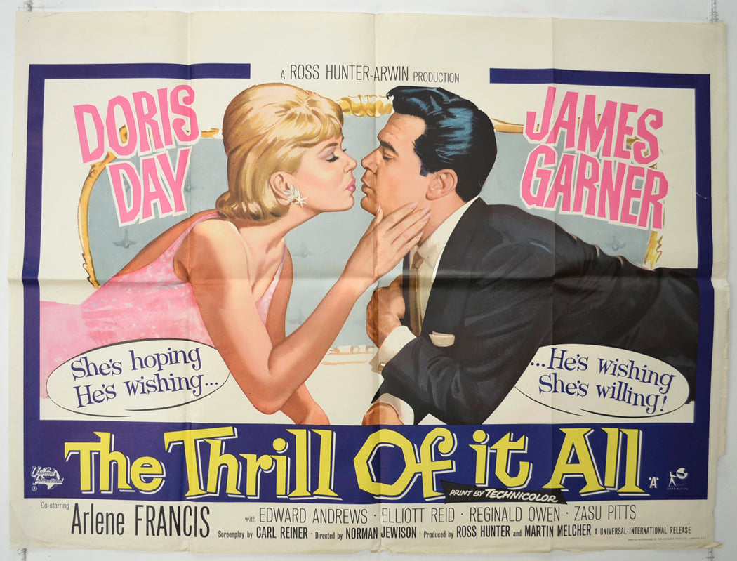 The Thrill Of It All   Original Quad Poster - Film Poster - Movie Poster 