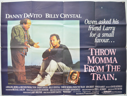 Throw Momma From The Train  Original Quad Movie Poster  