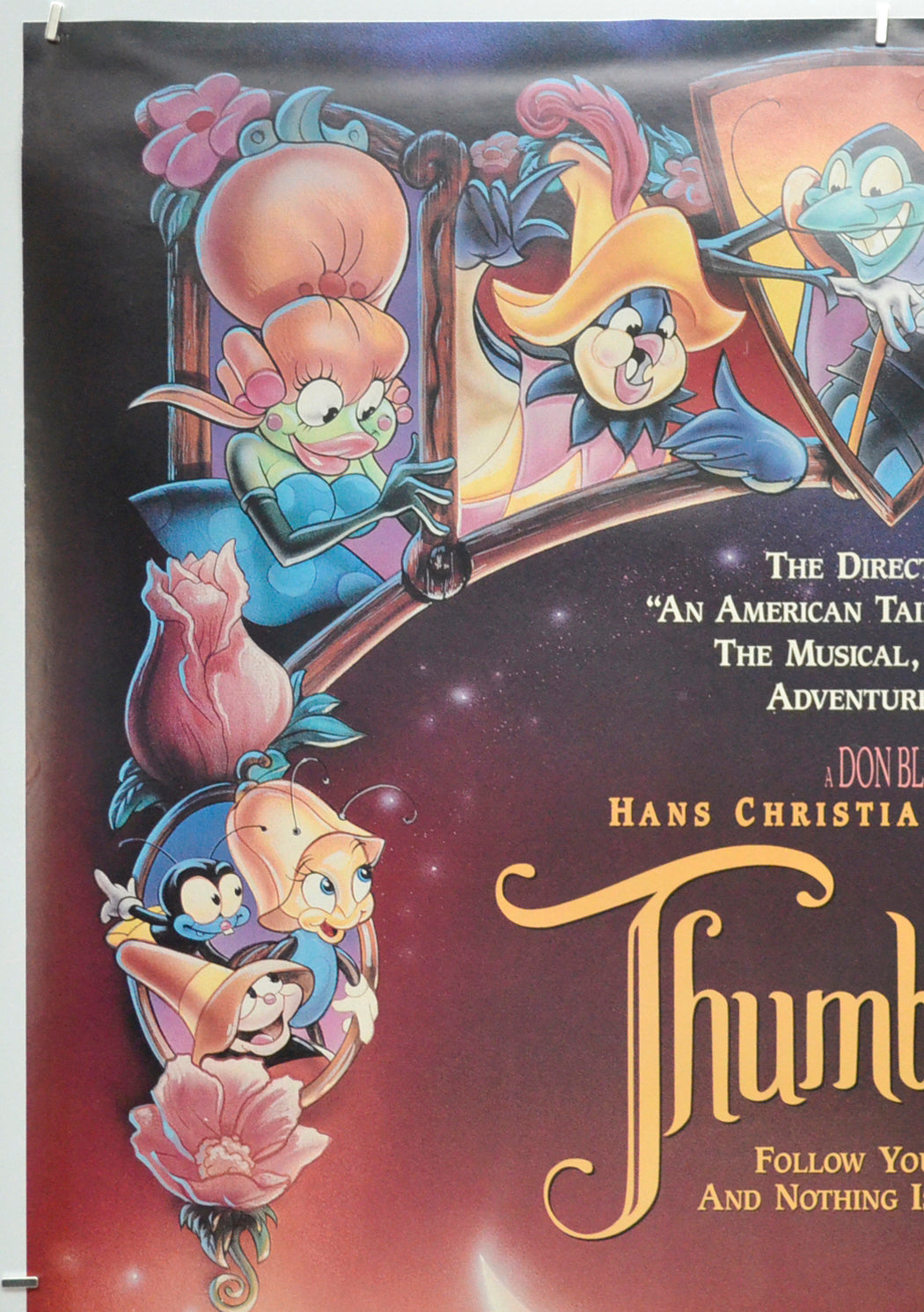 THUMBELINA (Top Left) Cinema One Sheet Movie Poster 