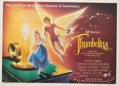 THUMBELINA Original Cinema Press Kit 