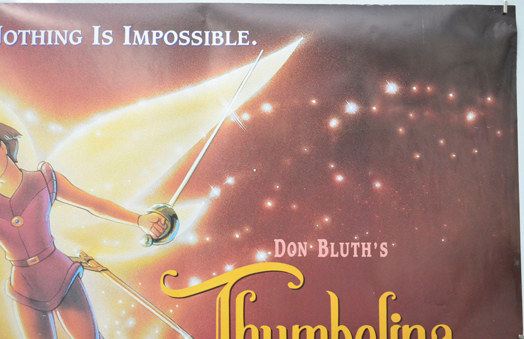 THUMBELINA (Top Right) Cinema Quad Movie Poster 