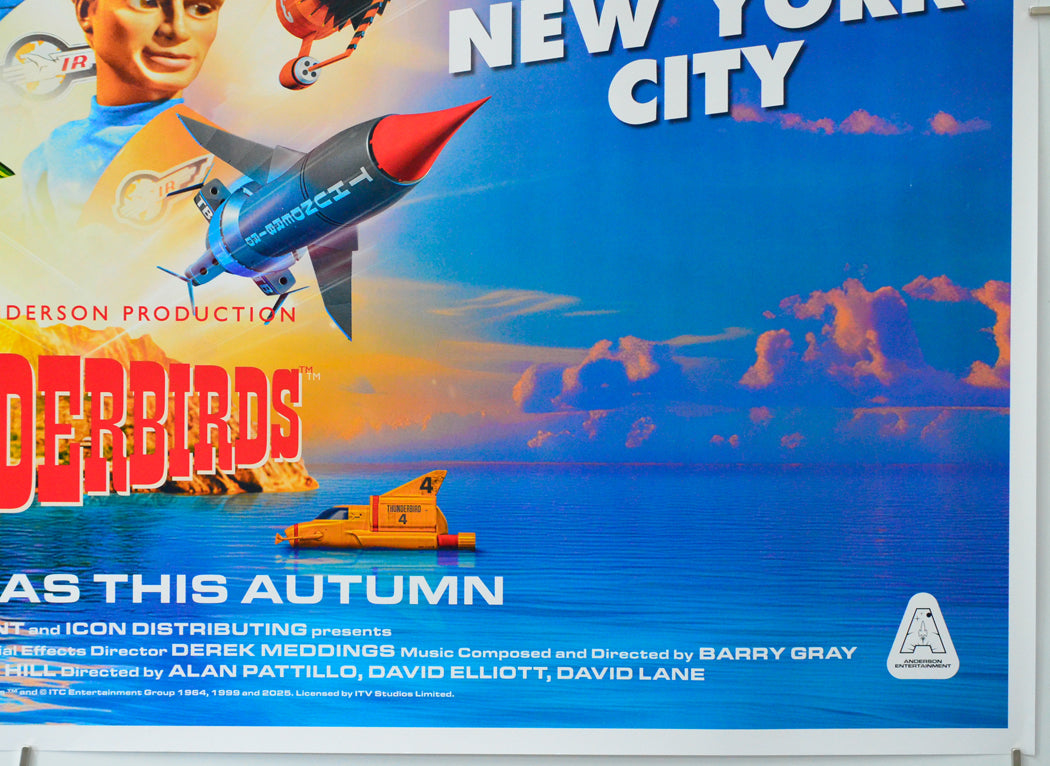 Thunderbirds Trapped in the Sky and Terror in New York City (Bottom Right) Cinema Quad Movie Poster 