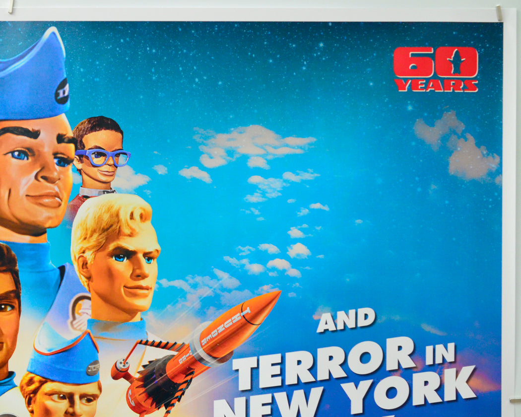 Thunderbirds Trapped in the Sky and Terror in New York City (Top Right) Cinema Quad Movie Poster 