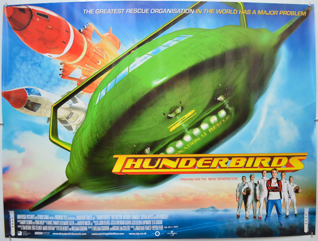 Thunderbirds  Original Quad Poster - Film Poster - Movie Poster