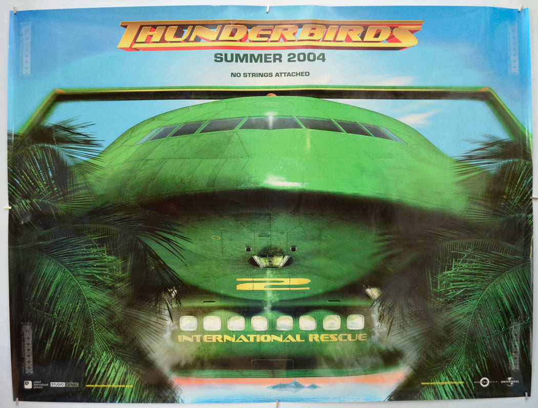 Thunderbirds  (Teaser / Advance Version)  Original Quad Poster - Film Poster - Movie Poster