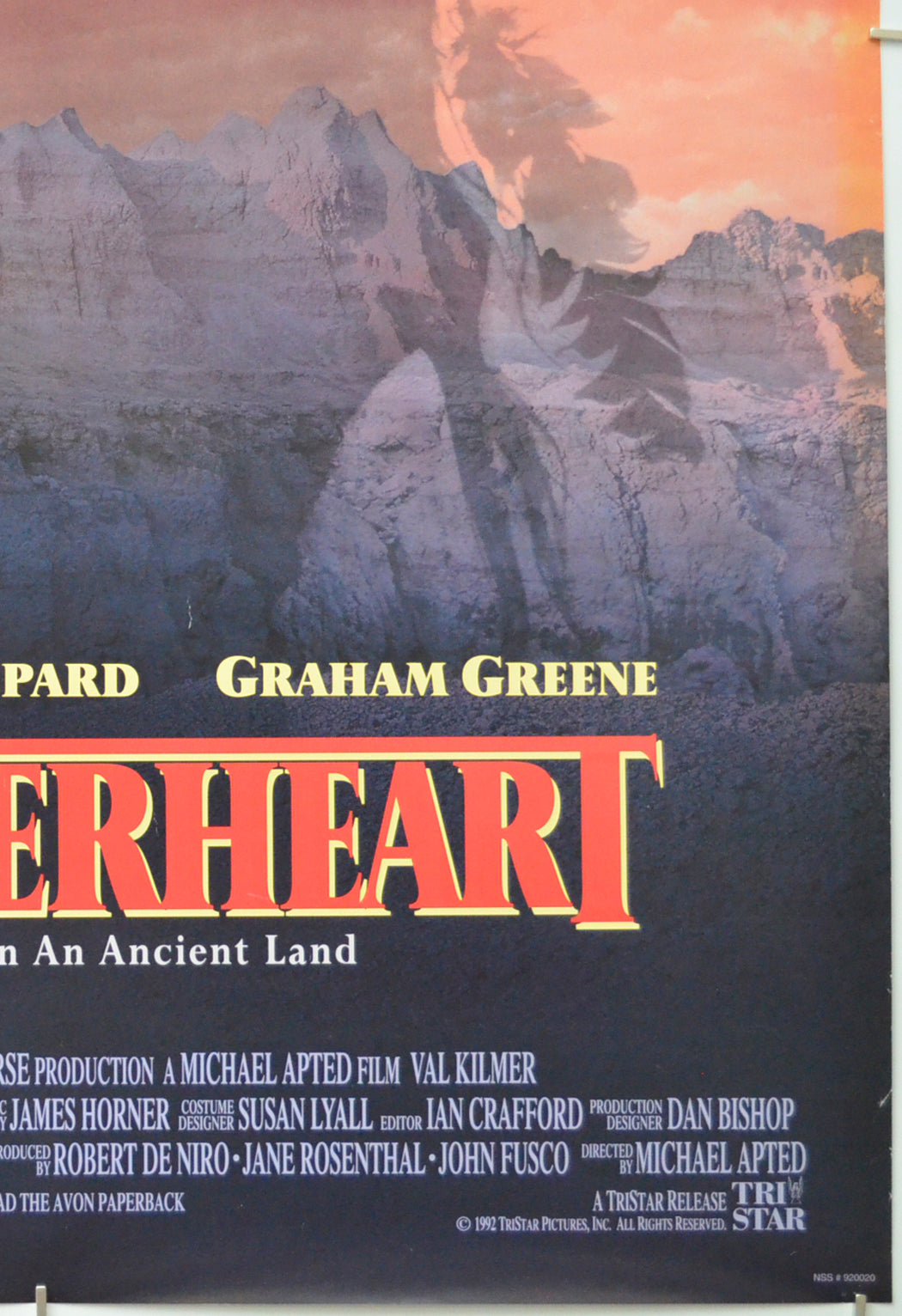 THUNDERHEART (Bottom Right) Cinema One Sheet Movie Poster 