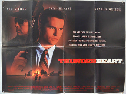 Thunderheart - Original Quad Poster - Film Poster - Movie Poster