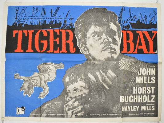 Tiger Bay  (Two Colour Version)  Original Quad Poster - Film Poster - Movie Poster 