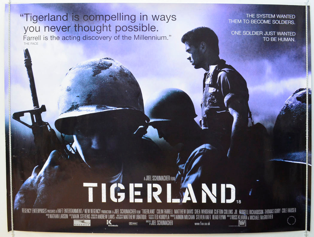 Tigerland  Original British Quad Poster - Film Poster - Movie Poster