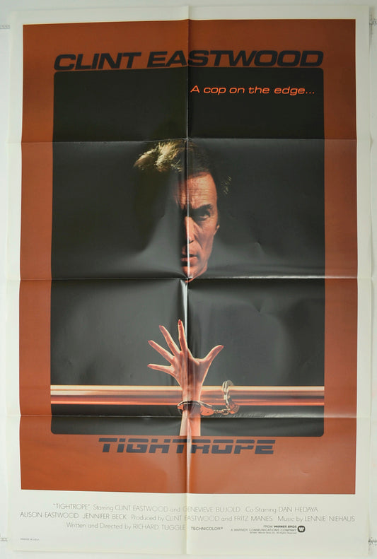 Tightrope   Original One Sheet Poster - Film Poster - Movie Poster 