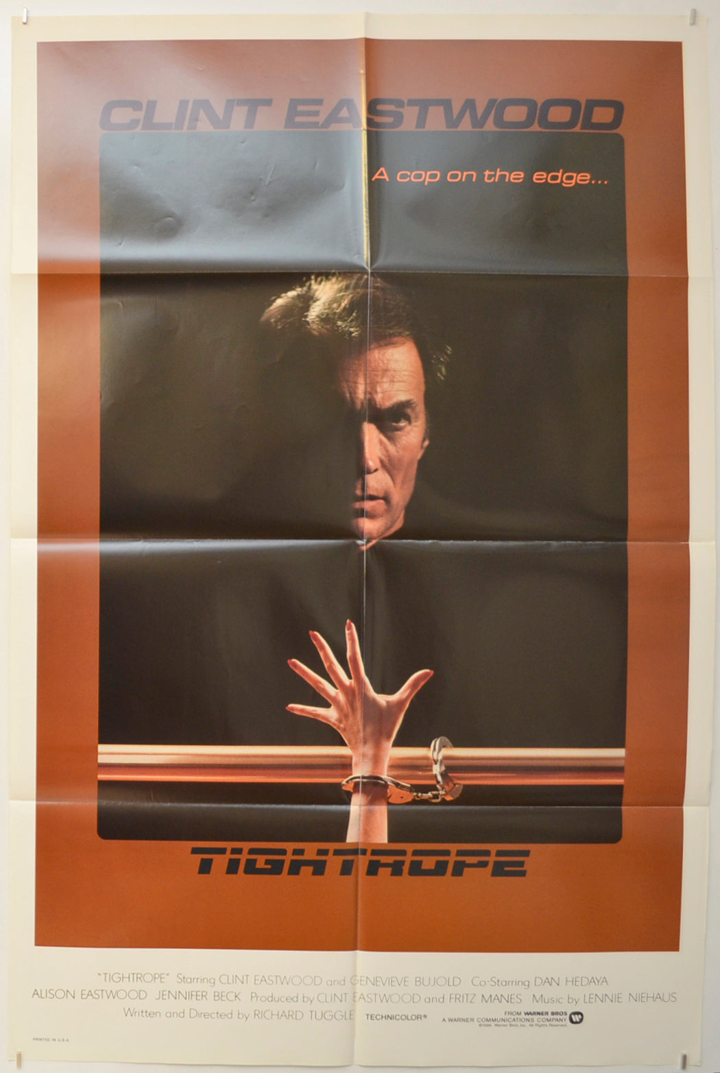 Tightrope Original One Sheet Poster - Film Poster - Movie Poster  