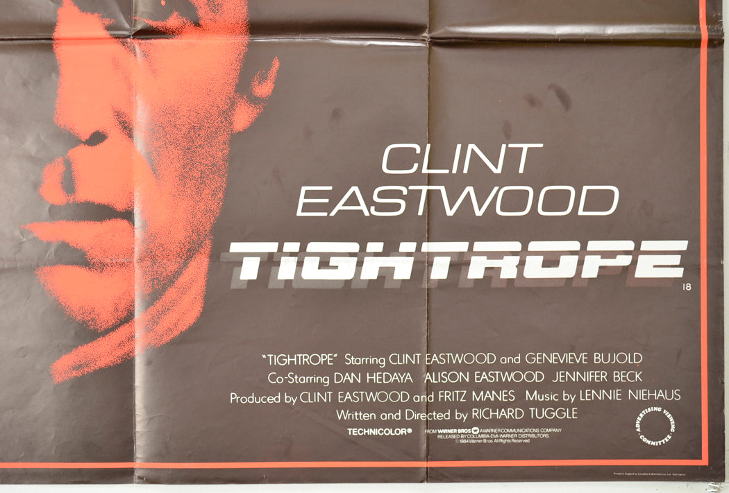 TIGHTROPE (Bottom Right) Cinema Quad Movie Poster 