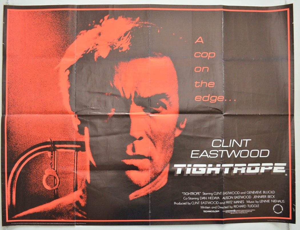 Tightrope Original Quad Poster - Film Poster - Movie Poster  